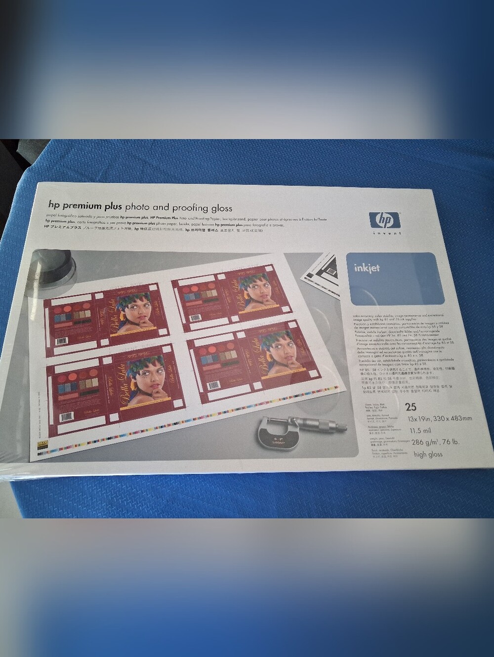 HP Premium Plus Photo And Proofing Gloss Paper 25 Ct 13x19" NEW